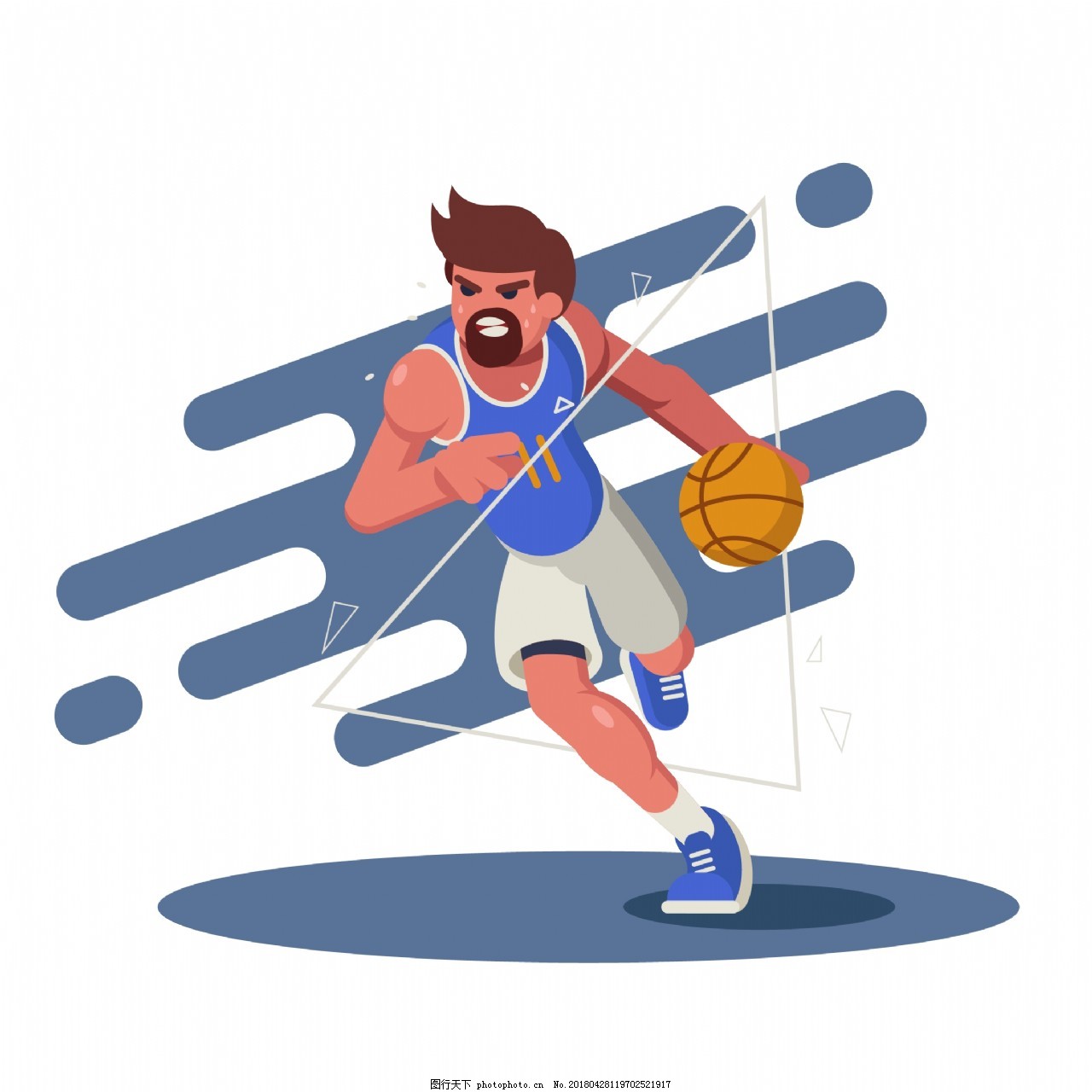 Premium Vector | Cartoon cute little boy playing basketball