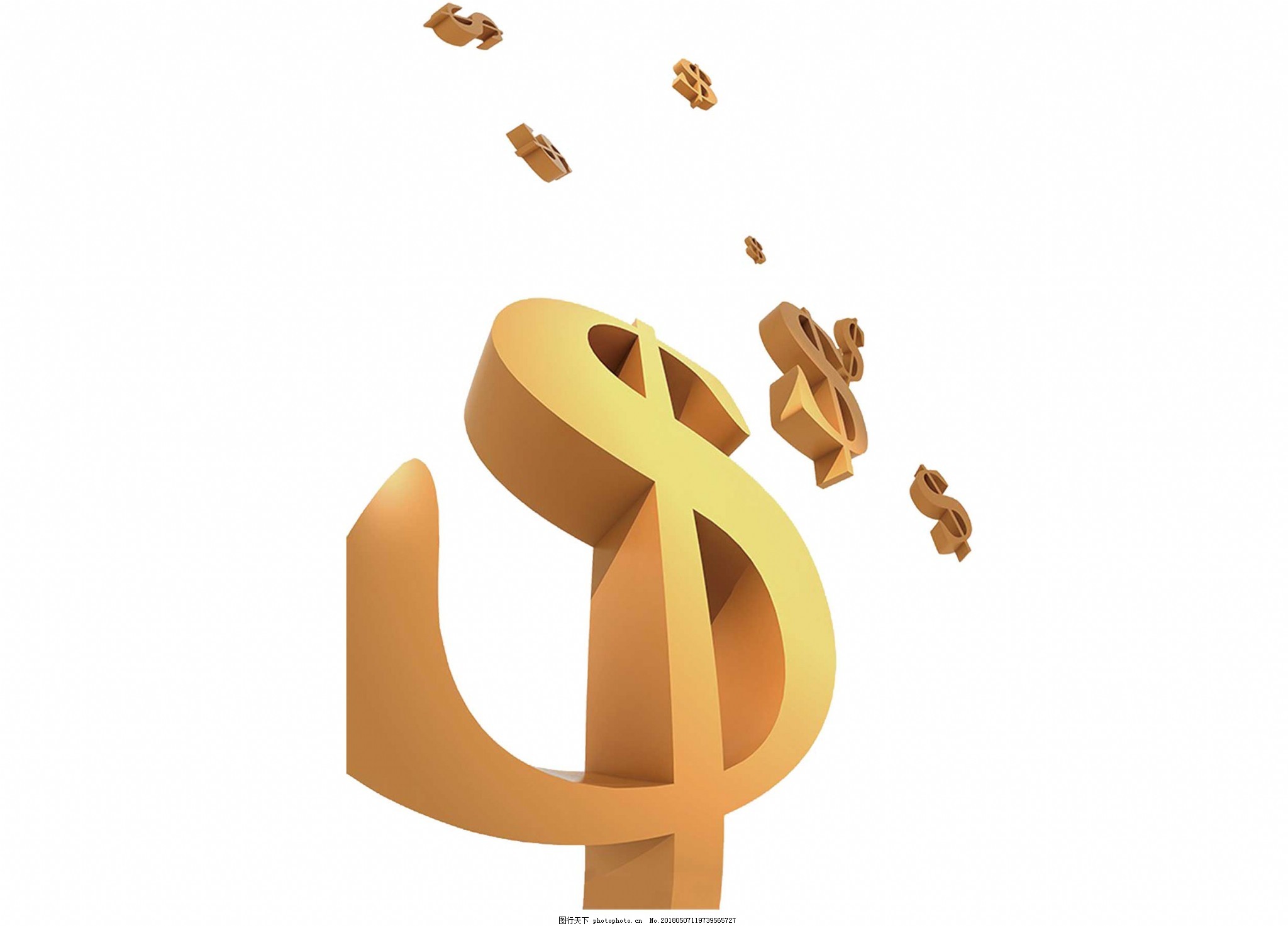 卡通美元钱符号png元素图片_装饰图案_设计元素-图行天下素材网