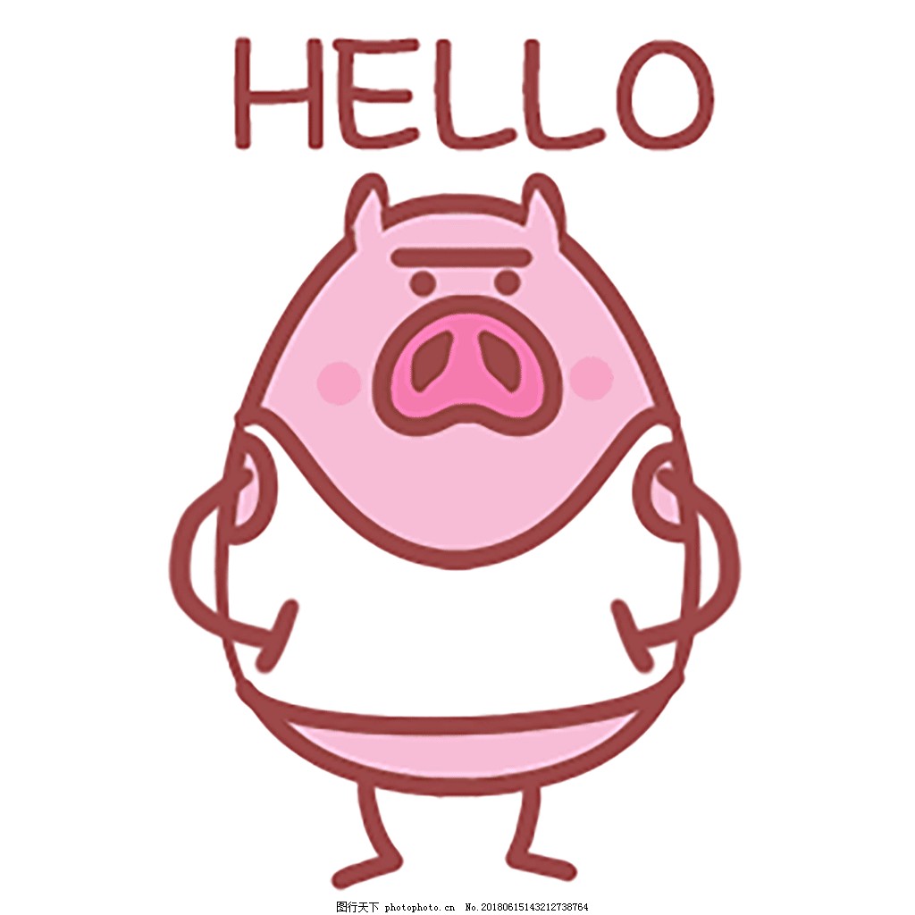 小胖猪第一季微信表情包|动漫|网络表情|deerbear - 原创作品 - 站酷 (ZCOOL)